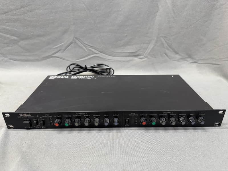 Yamaha GC2020BII Rackmount Dual Compressor Gate 2-Channel Signal Processor Black image 1