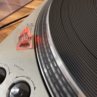 technics sl 1400 turntable Direct Drive Automatic Silver Vinyl Record Player image 9