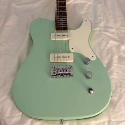 Squier Paranormal Baritone Cabronita Telecaster - Surf Green image 1