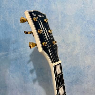Edwards by ESP E-LP-130-CD Custom 2021 White Made in Japan Les