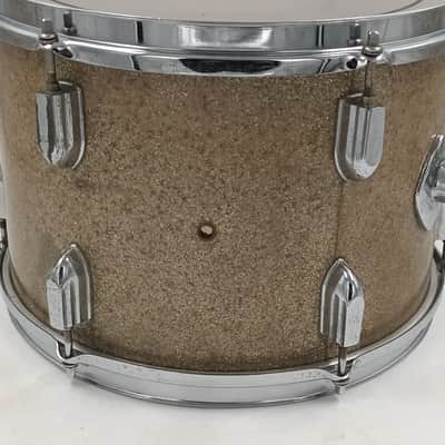 Pearl 1970s 13″ x 9″ Tom In Gold Glitter image 6