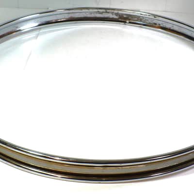 22" Bass Drum Hoop / Chrome / No Wrap Inlay image 1