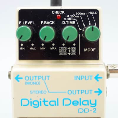 Boss DD-2 Digital Delay 1984 Made in Japan Vintage Guitar Effect Pedal 423000 image 3
