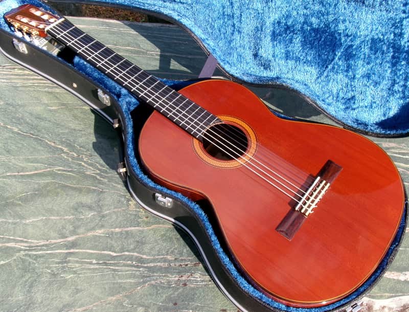 1981 Kazuo Yairi YC-50 AMAZING RAMIREZ STYLE Classical Concert Guitar+K Yairi Hard Case plus more extras image 1