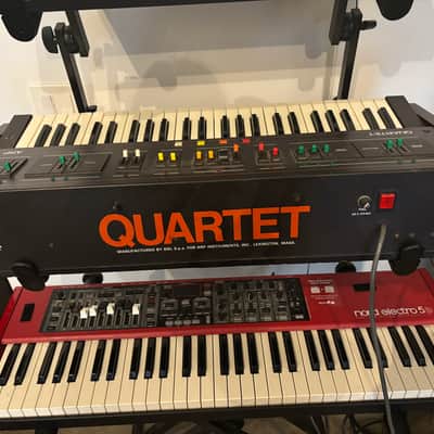 ARP Quartet Polyphonic Analog Synthesizer 1979 - 1980 - Black / Orange image 7