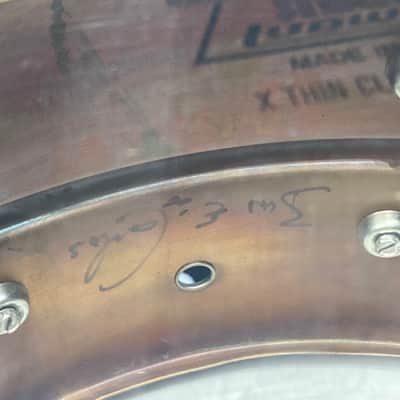 David Frangioni Collection, Ludwig - 6.5x14" 75th Anniversary Bronze Super-Sensitive Snare Drum 1984, #61 image 20