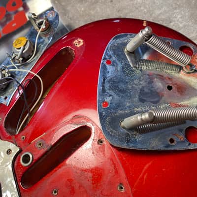 Fender Competition Mustang (Red, 1971) image 8