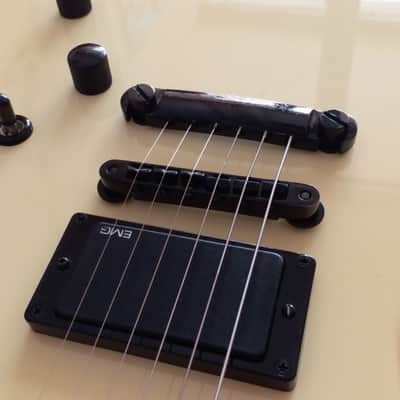 ESP Explorer E.X.P. Custom James Hetfield Metallica 1998 Olympic White image 16
