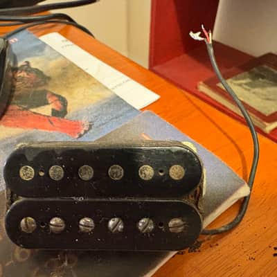 Unknown humbucker 1980s - blk image 1