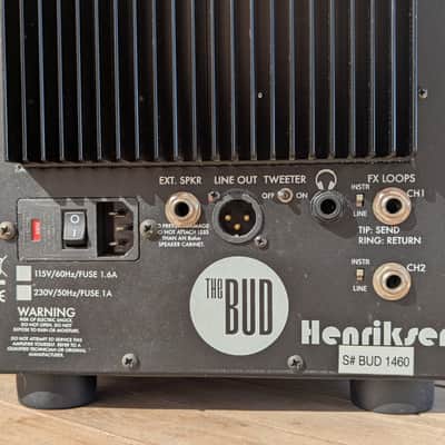 Henriksen Amplifier, "The Bud Six", Phantam power, Reverb, 2-channels, Made in USA image 5