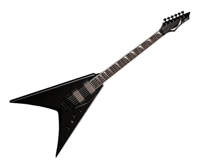 Dean VMNT-FCBK Dave Mustaine Signature V w/ Floyd Rose Tremolo Classic Black image 1