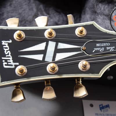 2002 Gibson Les Paul Custom Black Beauty Ebony EMG 81/85 w/ Gibson HSC image 3