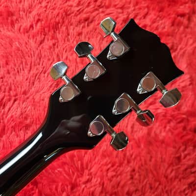 Super Rare Burny SG-75 AY Angus Young from AC/DC Artist Model - SG Standard - 1983 - Black - Made in Japan by Kasuga (Navigator & Heerby) MIJ image 17