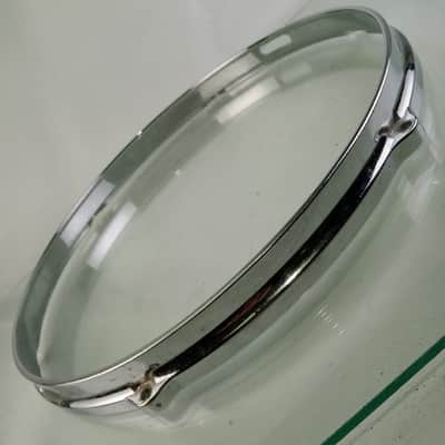 Gretsch 14"6-Lug Die-Cast Snare Drum Resonant Rim/Hoop Chrome USA Vintage 60s RB image 3
