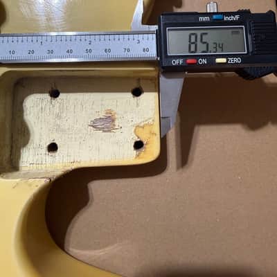 Vintage Telecaster Style Electric Guitar Body Import Blonde image 8