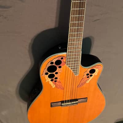 Ovation Celebrity Elite CE44C-4A Mid-depth Classical - Natural 2024 - Natural image 4