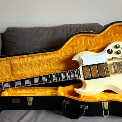 Gibson Custom Shop 60th Anniversary '61 Les Paul SG Custom 2021 - Polaris White image 3