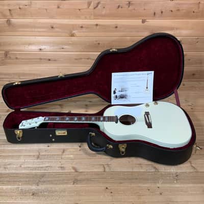 Gibson Custom Limited Edition John Lennon 70th Anniversary J-160E Imagine Acoustic Guitar - White image 8