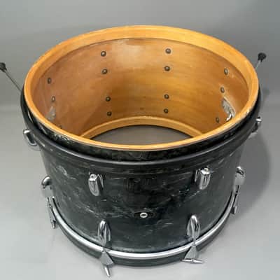 Vintage 1962 Slingerland Chicago Niles USA American Bass Drum 14x20 Black Diamond Pearl Limited Edition Gene Krupa image 24