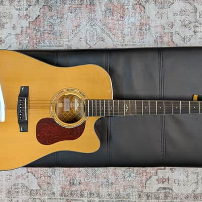 Cort Gold DC-6 Acoustic Electric Guitar - Natural Gloss image 2