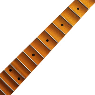 Big Head Full Scalloped Maple Guitar Neck,24-Fret image 4