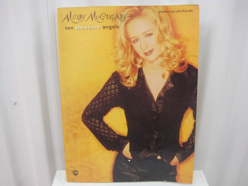 Mindy McCready Ten Thousand Angels Sheet Music Song Book Piano Vocal Guitar Chords image 1