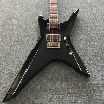 Ibanez XP300FX Xiphos Electric Guitar Black Orange Neon DR Strings