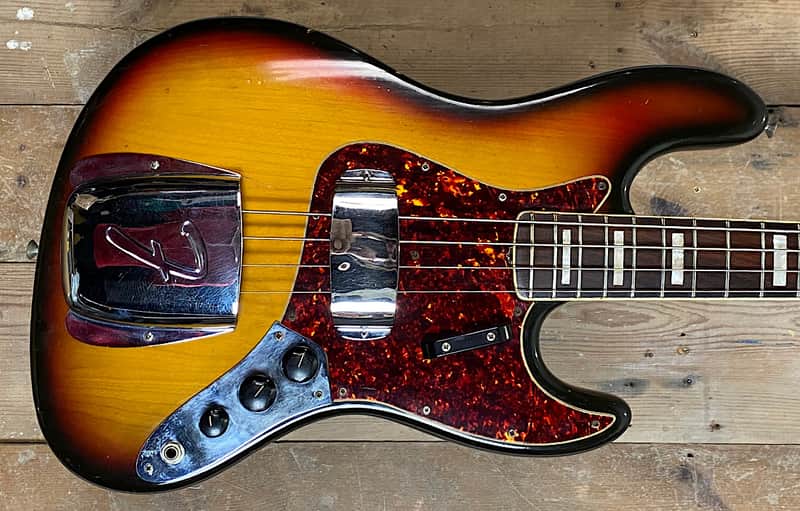 Fender Jazz Bass with Rosewood Fretboard 1972 - Sunburst image 1