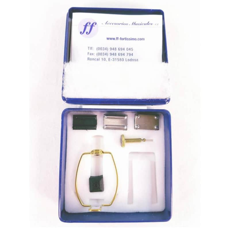 Fortissimo Model AN.04 Gold Plated Large Ligature Set image 1