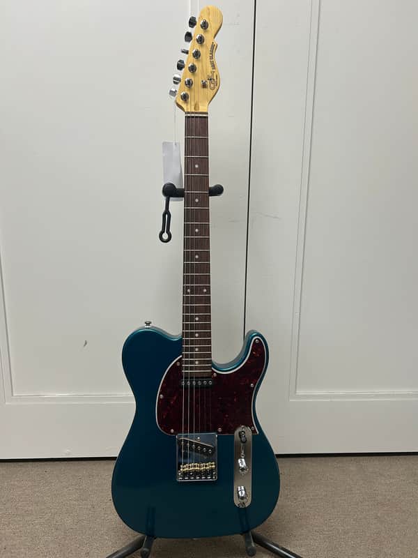 G&L Tribute Series ASAT Classic Electric Guitar w/Rosewood Fretboard - Emerald Blue image 1