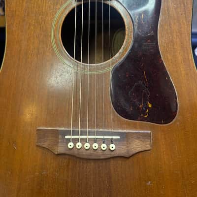 1972 Guild D-25, Mahogany Top, OHSC image 2