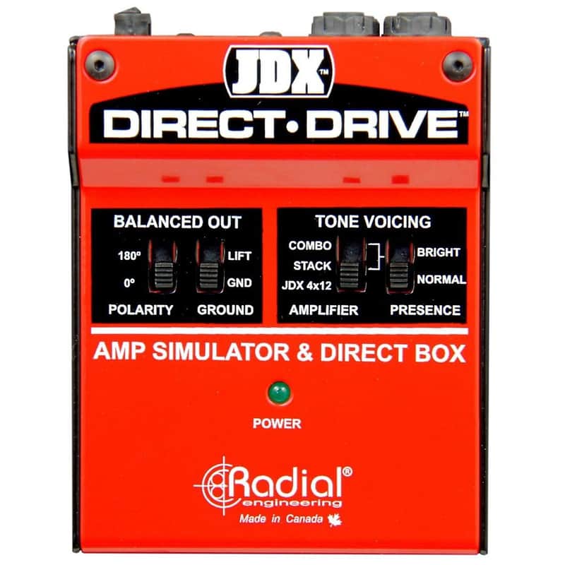 Radial JDX Direct-Drive - Active Guitar Amp Direct Box image 1