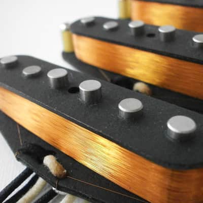 LEFTY Stratocaster Pickups SET 1963 Jimi Hendrix Strat A5 Vintage Staggered Left Handed 1960s 61 62 63 image 7