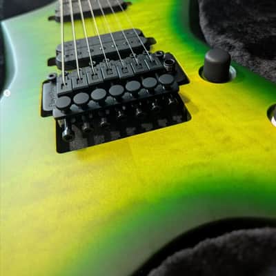 Solar Guitars X1.7FRLB – Flame Lime Burst Matte 2025 - Lime Burst Matte image 15