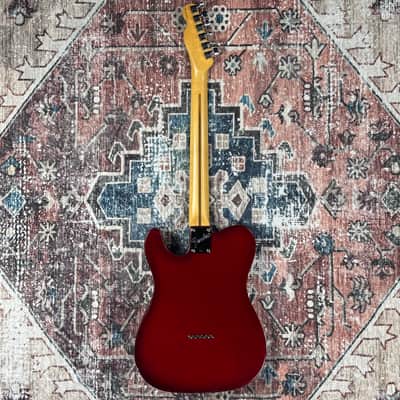 1995 Fender American Standard Telecaster Vintage Crimson Red Transparent Electric Guitar W/ Original Hardshell Case & Original Paperwork! image 6