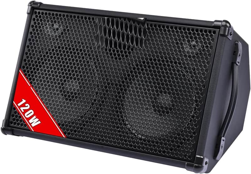 120W Professional Acoustic Guitar Amp with Bluetooth & PA System | 7 Inputs, Studio-Grade Reverb/Chorus/Delay, 3-Band EQ image 1