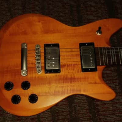 2005 MIK Squier Master Series M-80 Set Neck Electric Guitar M80 Satin Amber image 1