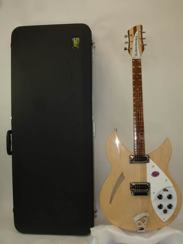 2025 Rickenbacker 330 Thinline Semi-Hollow Electric Guitar - MapleGlo w/ Case image 1