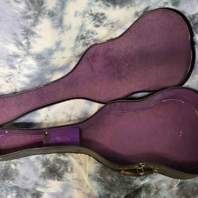1936 Vintage Prewar Supertone by Harmony F Hole Parlor Guitar All Original Neck Reset Pro Setup Original Soft Shell Case image 16