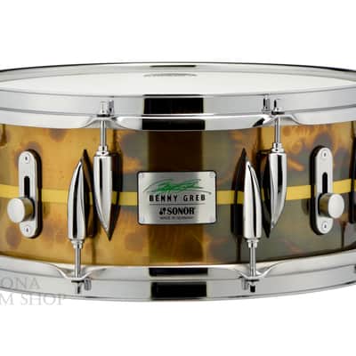 Sonor SSD 13 x 5.75 BG SBD 2.0 Benny Greb Signature 16-Lug Brass Snare Drum image 1
