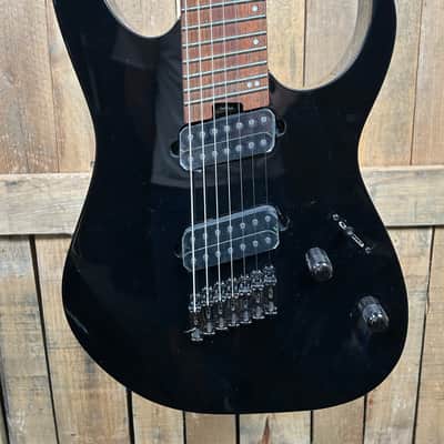 Ibanez RG Standard RGMS7 Multi-scale 7-string Electric Guitar - Black image 1