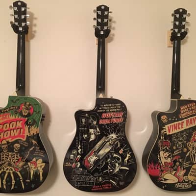 Fender Vince Ray Dreadnought Cutaway Acoustic-Electric Guitars - Entire 4 Guitar Collection image 2