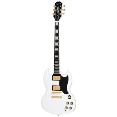 Epiphone SG Custom Guitar w/Premium Gig Bag - Alpine White image 2