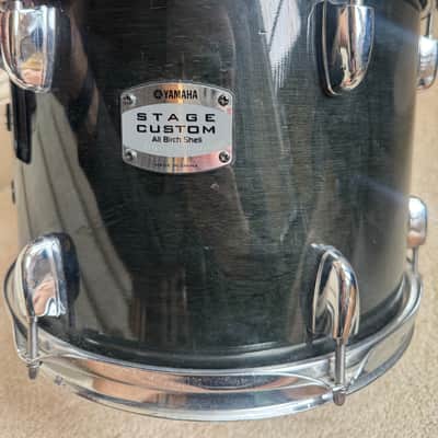 Yamaha Stage Custom 12” Birch Mounted Tom Drum - Bkack image 2
