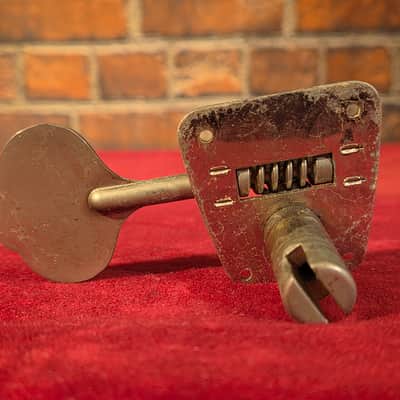 Vintage Late '60s/Early '70s Fender Bass Tuners Nickel image 4