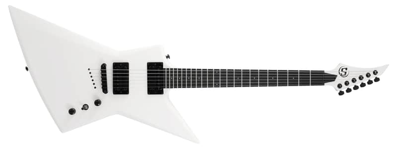S by Solar EB4.6W – White Matte Electric Guitar image 1