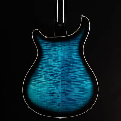 PRS SE Hollowbody II Piezo Peacock Blue Smokeburst (464) image 4