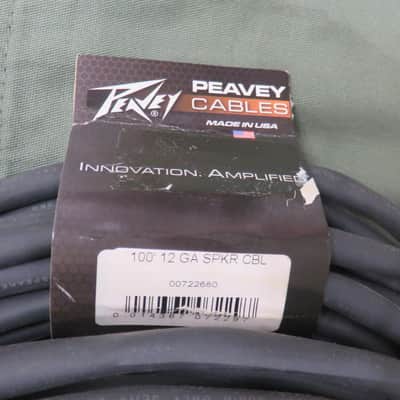 Peavey 12 Gauge Straight to Straight Speaker Cable 100 Foot image 2