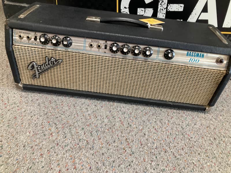 Used Fender Bassman 100 2-Channel 100-Watt Guitar Amp Head - Very Good