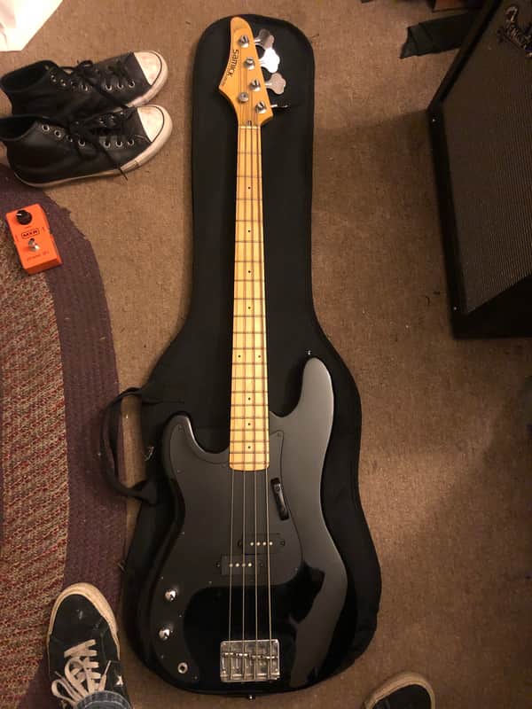 Samick P Bass 80s Gloss Black ( Left handed ) image 1